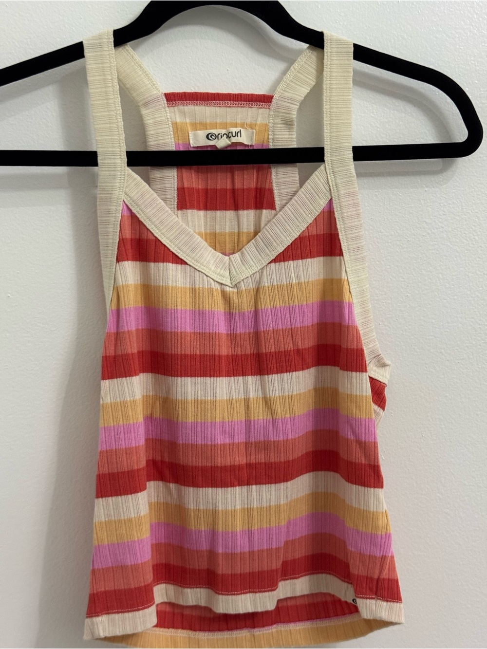 Rip Curl Girl’s Striped Ribbed Tank Top - Multicolor